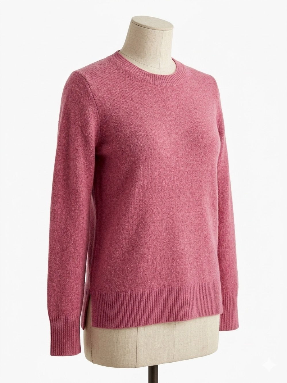 Women's J. Crew Factory Crewneck Sweater in Extra-Soft Yarn Size Small Raspberry